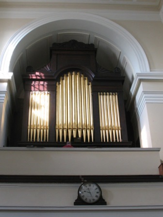 St James's Organ (image: copyright Stephen Craven via Geograph). 