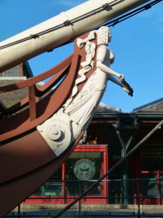 Ship's figurehead... see Tobacco Dock: Wapping's Ghostly Mall